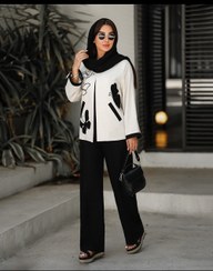 تصویر کت گلدوزی پروانه 