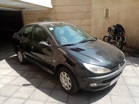 تصویر پژو 206 صندوقدار مدل 1393 ا V8 V8