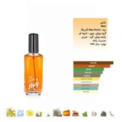 تصویر پخش عمده عطر گرمی مکسی - جنسیت زنانه - محصول1967- رایحه چوبی ادویه ای - شرکت بل Bell Maxi perfume essence women's product 1967 woody spicy aroma