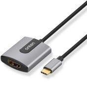 تصویر تبدیل انتقال تصویر اونتن مدل Onten USB-C to 4K HDMI Converter OTN-9587 S 