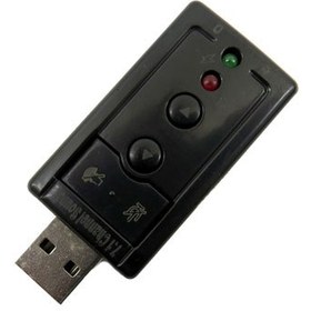 تصویر کارت صدا اکسترنال USB Virtual 7.1 channel 