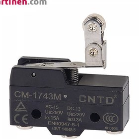 تصویر میکرو سوئیچ اهرمی قرقره دار CNTD مدل CM-1743 CNTD Limit switch CM-1743