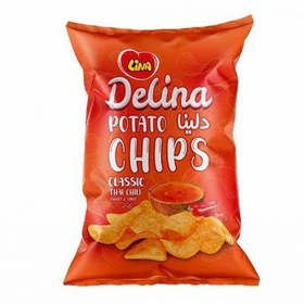 تصویر لینا چیپس چیلی تای 57گرم 
