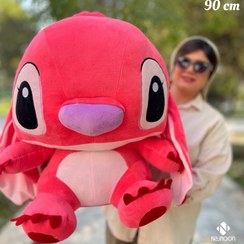 تصویر عروسک استیج صورتی سایز ۹۰ سانت 