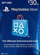 تصویر گیفت کارت 30 دلاری پلی استیشن (آمریکا) PlayStation 30$ Gift card (US)