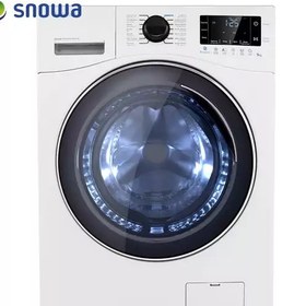 تصویر ماشین لباسشویی اسنوا SWM-E92W سفید 9 کیلویی سری اکتا پلاس 