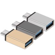 تصویر مبدل USB-C به USB OTG ریمکس مدل مونترال مجموعه 3 عددی 