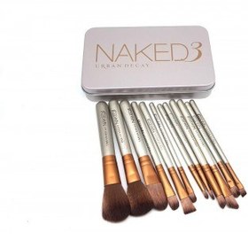 تصویر ست براش آرایشی نیکد 12 عددی ا Naked Makeup Brush Set 12Pcs Naked Makeup Brush Set 12Pcs