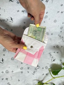 تصویر کیف پول پارچه ای 