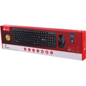 تصویر کیبورد و موس بی سیم پرووان مدل PMK20W ProOne PMK20W Wireless Keyboard