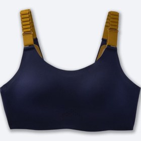 تصویر نیمتنه ورزشی بروکس Brooks Scoopback run bra 2 سرمه ای 