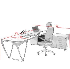 تصویر میز مدیریتی لئونارد Leonard 