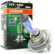 تصویر لامپ H7 هفت رنگ اسرام اصلی آلمان 