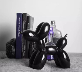 تصویر مجسمه دکوری سگ بادکنکی کد ۲۷ 