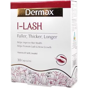 تصویر کپسول تقویت مژه و ابرو آی لش درمکس ۳۰ عددی 