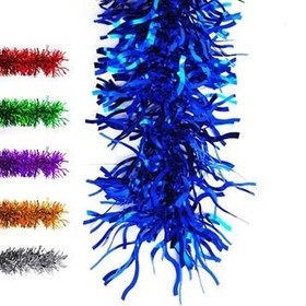 تصویر ریسه نخ زری موجی چند رنگ 12 عددی 