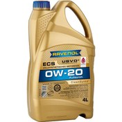 تصویر روغن موتور راونول 0W-20 EHS اصلی ساخت آلمان پنج لیتری RAVENOL Eco Synth EHS SAE 0W20 SN -5lit