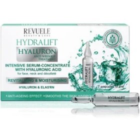 تصویر سرم آمپول هیالورونیک اسید آبرسان و ضد چروک هیدرا لیفت رووله REVUELE Ampoule HYDRALIFT