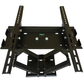 تصویر پایه دیواری 2 بازو تیوی بان مدل DB-65 S تراز دار جوشکاری شده مناسب 32 تا 65 اینچ 