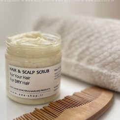 تصویر اسکراب اسکالپ کف سر خشک 