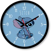 تصویر ساعت دیواری بزرگ راویتا طرح استیچ کد 3606 