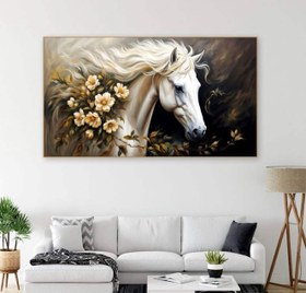 تصویر تابلو طرح اسب - ۱ 