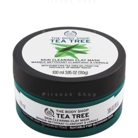 تصویر ماسک صورت بادی شاپ مدل tea tree حجم 100 میلی لیتر ا Body shop face mask tea tree model 100ml 