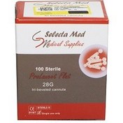 تصویر سوزن تست قند خون 28G سلکتا مد 100 عددی Selecta Med Lancets 28G 100 Sterile
