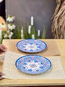 تصویر زیر بشقابی رافیای زیگزاگی وارداتی 