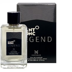 تصویر ادکلن مردانه متئوس مدل mant blong legend حجم 110mL 