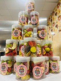 تصویر میوه خشک مخلوط - بزرگ Freeze-dried fruit