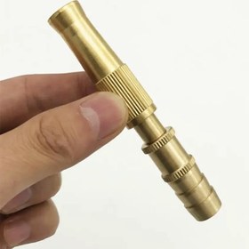 تصویر کارواش و آبپاش سر شلنگی تمام برنجی 