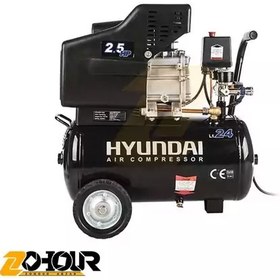 تصویر کمپرسور هوا 25 لیتری هیوندای مدل HYUNDAI AC-2425 