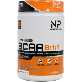 تصویر بی سی ای ای 8:1:1 پرو ان پی (نوتریشن پلاس) 240 قرص BCAA 8:1:1 Nutrition Plus 240Tablets