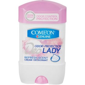 تصویر رول ضدتعریق بانوان کامان مدل Refresh Scent Comeon Aluminum Free gel deodorant deo lady