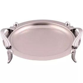 تصویر سینی پذیرایی ریور مدل ۱۴۳۷ دایره استیل 