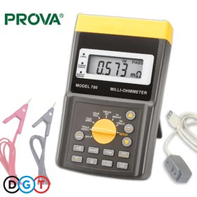 تصویر میلی‌اهم‌متر PROVA-700 | میکرو اهم متر 5 آمپر با دقت بالا 