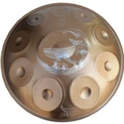 تصویر هنگ درام برند چوپی پن جنس استیل ضدزنگ تمام دست ساز طرح وال کد 152014 