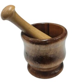 تصویر هاون چوبی مدل سیو Sio model wooden mortar