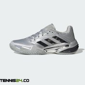 تصویر کفش تنیس زنانه آدیداس – ADIDAS Barricade Silver Edition – نقره ای ADIDAS Barricade 13 Silvere Edition Tennis Shoes-Silver