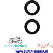 تصویر کاسه نمد کمک جلو موتور سیکلت هندا 2 عددی 