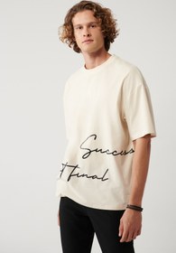 تصویر تیشرت مردانه بژ آوا | A41Y1038 