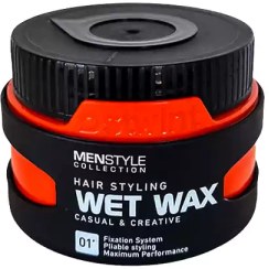 تصویر واکس مو استونت Wet Wax 01 حالت دهنده قوی مو حجم 150 میل 