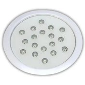 تصویر چراغ توکار استخری تک رنگ 18 وات 