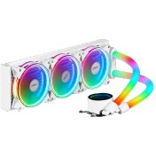 تصویر خنک کننده مایع پردازنده فاطر مدل Fater FW-360R3W1 White Fater FW-360R3W1 360mm White CPU Liquid Cooler