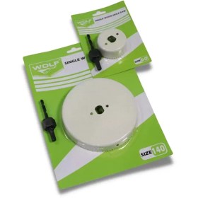تصویر گردبر چوب سایز 70 سفید ولف WOLF wood hole saw