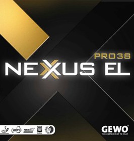 تصویر رویه راکت نکسوس 38 Gewo Table Tennis Rubber Model Nexus EL PRO 38
