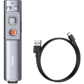 تصویر پرزنتر بی سیم بیسوس مدلWKCD000013 Baseus Orange Dot Wireless Pointer Presenter