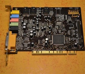 تصویر کارت صدای قدیمی CREATIVE Sound Blaster Live PCI 