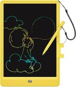 تصویر تبلت نوشتن ال سی دی Kaihery 10 اینچی تخته دودل رنگارنگ، پد طراحی قابل استفاده مجدد با قابلیت پاک کردن الکترونیکی، تبلت نقاشی کودکان جادویی، اسباب بازی تخته نوشتاری آموزشی هدیه برای 3 4 5 6 7 8 ساله دختران پسر 